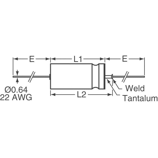 135D187X9075T6 Vishay Sprague  Tantalum Capacitors